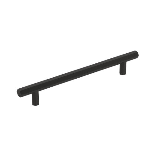 Caliber Zinc Matte Black Cabinet Pull 6