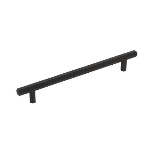 Caliber Zinc Matte Black Cabinet Pull 7