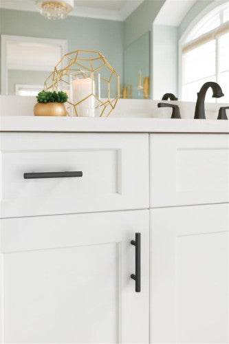 Caliber Zinc Matte Black Cabinet Pull 30