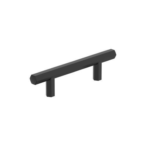 Caliber Zinc Matte Black Cabinet Pull 2