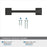 Exceed Zinc Matte Black Cabinet Pull 20