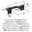 Exceed Zinc Matte Black Cabinet Pull 9