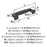 Stature Zinc Matte Black Cabinet Pull 10