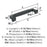 Stature Zinc Matte Black Cabinet Pull 11
