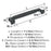Stature Zinc Matte Black Cabinet Pull 12