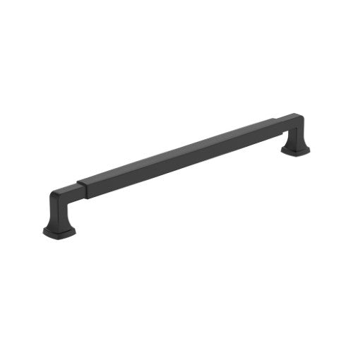 Stature Zinc Matte Black Cabinet Pull 3