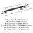 Stature Zinc Matte Black Cabinet Pull 15