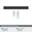 Status Aluminum Matte Black Cabinet Pull 5