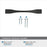 Uprise Zinc Matte Black Cabinet Pull 5