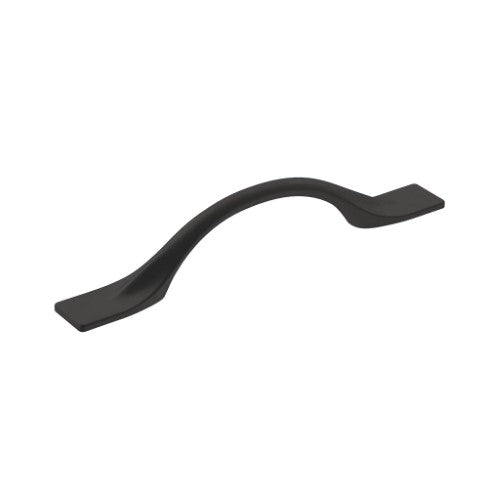 Uprise Zinc Matte Black Cabinet Pull 1