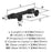 Winsome Zinc Matte Black Cabinet Pull 9