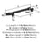 Winsome Zinc Matte Black Cabinet Pull 12