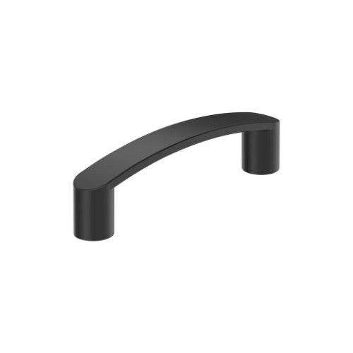 Rift Zinc Matte Black Cabinet Pull 1