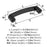 Rift Zinc Matte Black Cabinet Pull 7