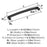 Rift Zinc Matte Black Cabinet Pull 8