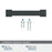 Appoint Zinc Matte Black Cabinet Pull 39