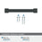 Appoint Zinc Matte Black Cabinet Pull 40