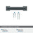 Appoint Zinc Matte Black Cabinet Pull 34