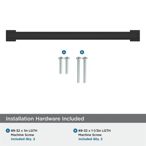 Appoint Zinc Matte Black Cabinet Pull 9