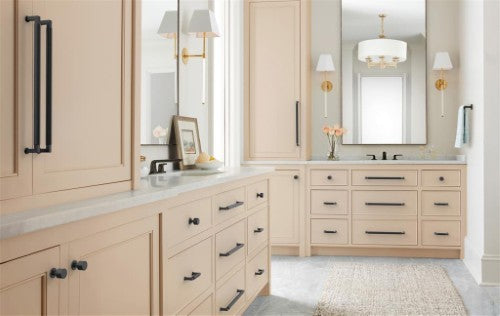 Balata Zinc Matte Black Cabinet Pull 33