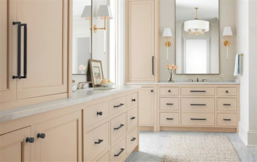 Ballard Zinc Matte Black Cabinet Pull 31