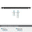 Ballard Zinc Matte Black Cabinet Pull 17