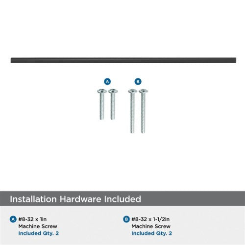 Bar Pulls Carbon Steel Matte Black Cabinet Pull 28