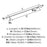 Bar Pulls Carbon Steel Matte Black Cabinet Pull 20