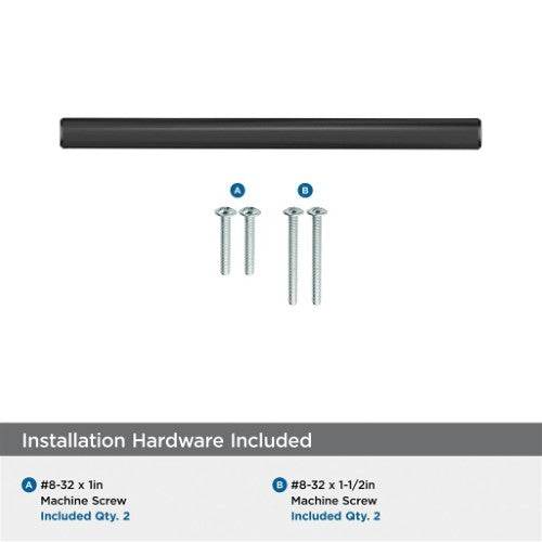 Bar Pulls Carbon Steel Matte Black Cabinet Pull 35