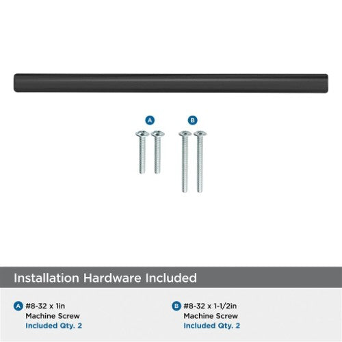 Bar Pulls Carbon Steel Matte Black Cabinet Pull 36