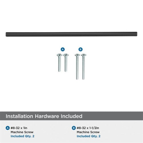 Bar Pulls Carbon Steel Matte Black Cabinet Pull 27
