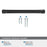 Bellamy Zinc Matte Black Cabinet Pull 23