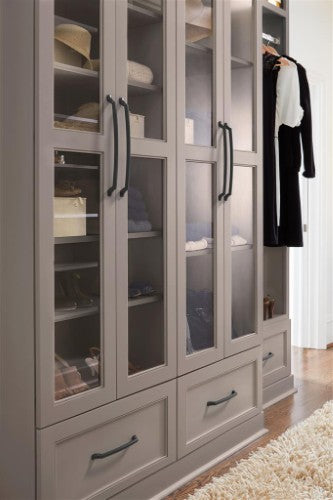 Bellamy Zinc Matte Black Cabinet Pull 28