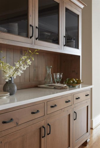 Bellamy Zinc Matte Black Cabinet Pull 27