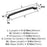 Bellamy Zinc Matte Black Cabinet Pull 14