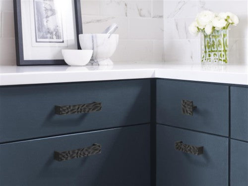 Calathea Zinc Matte Black Cabinet Pull 3