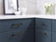 Calathea Zinc Matte Black Cabinet Pull 3