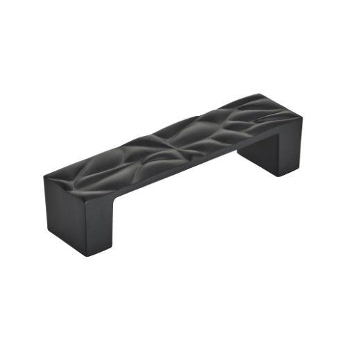 Calathea Zinc Matte Black Cabinet Pull 1