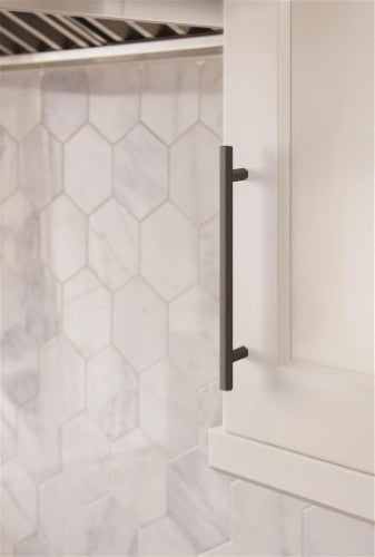 Caliber Zinc Matte Black Cabinet Pull 27