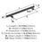 Caliber Zinc Matte Black Cabinet Pull 12