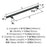 Caliber Zinc Matte Black Cabinet Pull 13