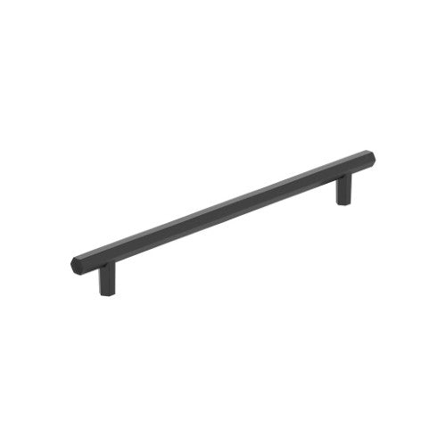 Caliber Zinc Matte Black Cabinet Pull 1
