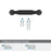 Coble Zinc Matte Black Cabinet Pull 17