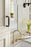Coble Zinc Matte Black Cabinet Pull 26