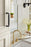Coble Zinc Matte Black Cabinet Pull 27