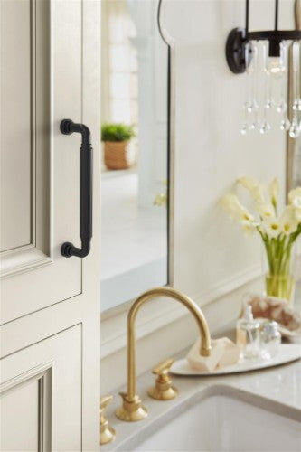 Coble Zinc Matte Black Cabinet Pull 27