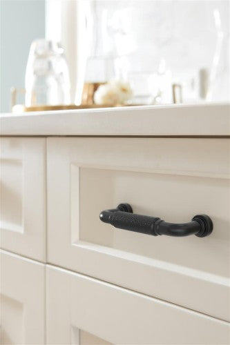 Collet Zinc Matte Black Cabinet Pull 25