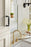 Collet Zinc Matte Black Cabinet Pull 26