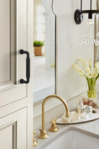 Collet Zinc Matte Black Cabinet Pull 26