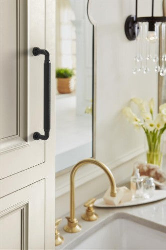 Collet Zinc Matte Black Cabinet Pull 28